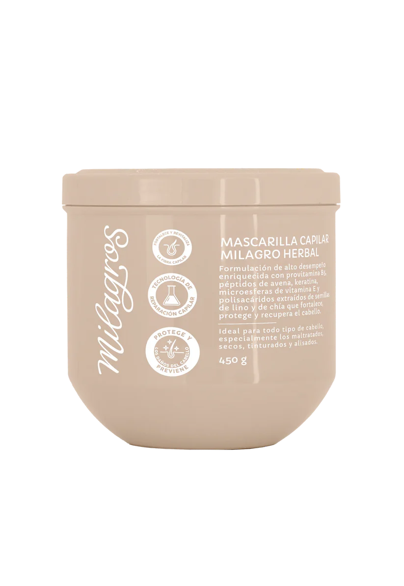 Mascarilla Capilar Milagro Herbal