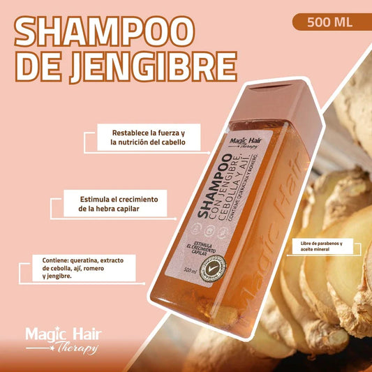 SHAMPOO de ROMERO Y JENGIBRE