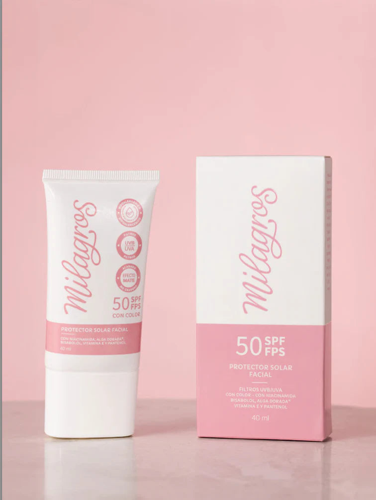 Protector Solar Facial con Color